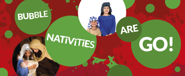 Children in nativity scene